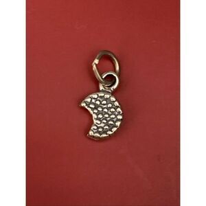 Cookie Sterling Silver Jewelry Charm #snack #food #sweets #cookie